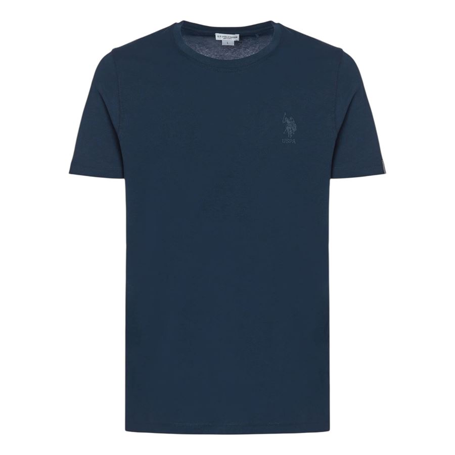 T-shirt a maniche corte da uomo in cotone stretch con logo U.S. Polo Assn | US41154007179